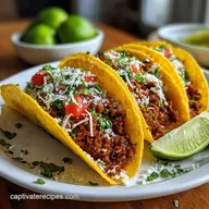 Quick 20-Minute Ground Beef Taco for Families with Mild Seasoning in 20 Minutes
