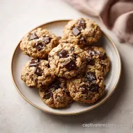 Oatmeal Chocolate Chip Cookies for 24 Cookies with Dark Chocolate