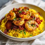 Spanish Paella with Toasted Crust