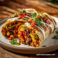 Bean and Cheese Burrito Recipe for 4 Servings