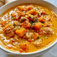 Butternut Squash with Chicken Soup for 8