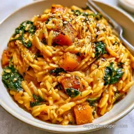 Butternut Squash Orzo with Parmesan