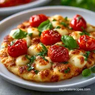 Crispy Caprese Flatbread Pizza