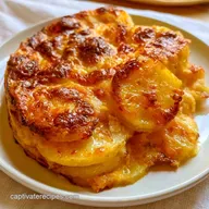 Cheesy Scalloped Potatoes Recipe for 9