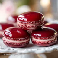 Stained Glass Cherry Macaroons in 35 Minutes