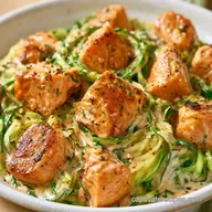 Chicken Alfredo Zoodles for 4 Servings