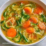 Chicken Soup with Zoodles for 6 Servings