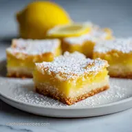 Classic Lemon Bars Recipe with Tart Citrus Curd in 65 Minutes