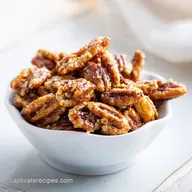 Candied Pecans Recipe: Oven Baked for 16 Servings