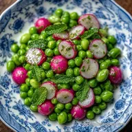 Fresh Green Pea Salad in 19 Minutes