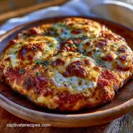 Crispy Fresh Mozzarella Flatbread Pizza