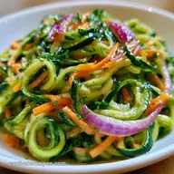 Zucchini Noodle Salad in 15 Minutes
