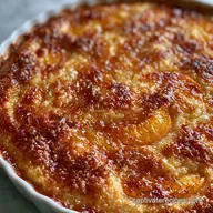 Frozen Peach Cobbler with Cinnamon