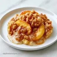 Peach Cobbler with Fresh Peaches
