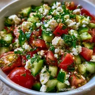 Mediterranean Cucumber Tomato Salad: Fresh and Vibrant