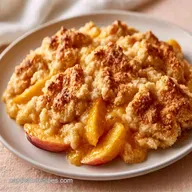No-Peel Southern Peach Cobbler: Golden and Jammy