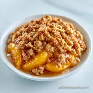 Old Fashioned Peach Crisp with Oats