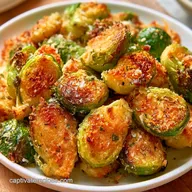 Crispy Parmesan Brussel Sprouts