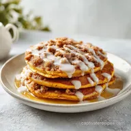 Pumpkin Cinnamon Streusel Pancakes for 4 Servings