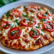 Quick Margherita Flatbread Pizza: Crispy and Fresh
