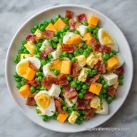 Sharp Cheddar Pea Salad in 20 Minutes