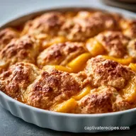Southern Peach Cobbler with Frozen Peaches