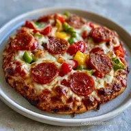 Store Bought Flatbread Pizza: Crispy