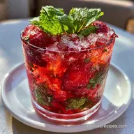 Strawberry Mint Julep in 5 Minutes