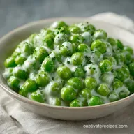 Sour Cream Peas in 15 Minutes