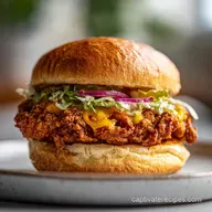 Vegan Chicken Sandwich: Meaty & Juicy
