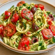 Zoodle Pasta Salad in 25 Minutes