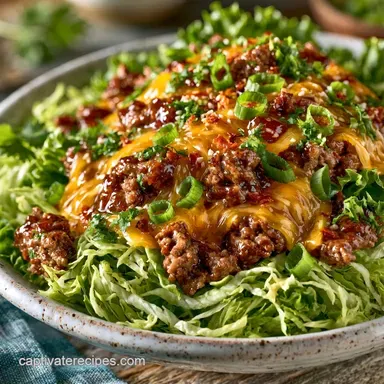 Air Fryer Burger In A Bowl in 20 Minutes Recipe Card