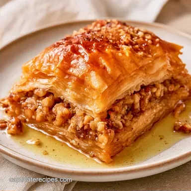Baklava with Walnuts for 30 Pieces