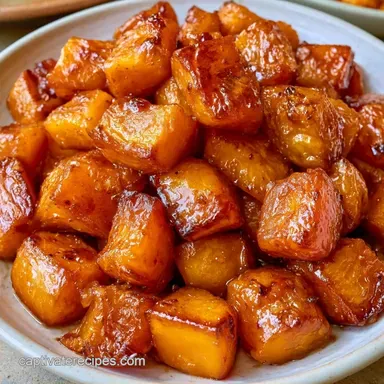 Baked Butternut Squash with Maple Syrup