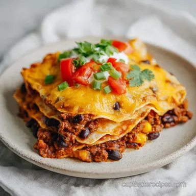 Black Bean and Quinoa Bake for 6 Servings