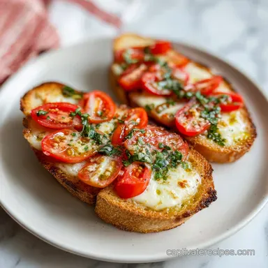 Caprese Garlic Bread in 27 Minutes for 8 Servings Recipe Card