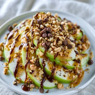 Apple Nachos in 6 Minutes Recipe Card