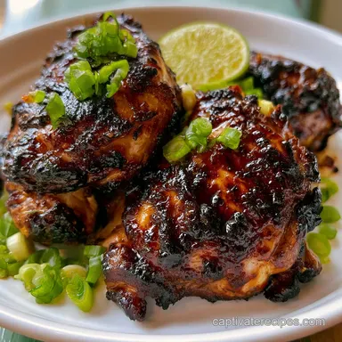 Caribbean Jerk Chicken for 4 Servings Recipe Card