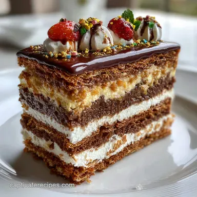 Cheats Opera Cake Ready in 30 Min: Crispy Baked Layers Recipe Card