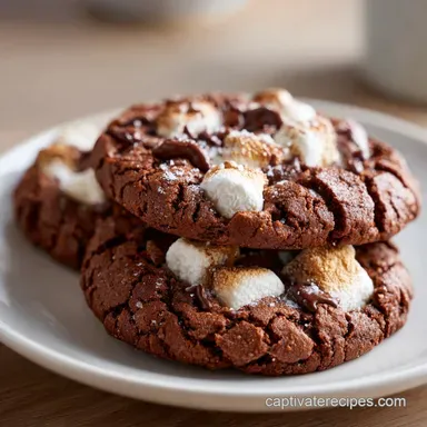 Hot Chocolate Cookies for 12 Servings Recipe Card