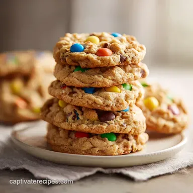 Monster Cookies Recipe for 24 Servings Recipe Card