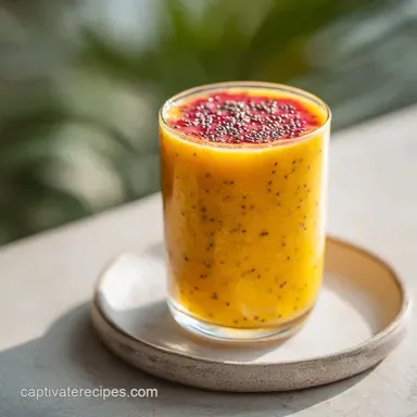 Chia Seeds in Fruit Smoothies: In 5 Minutes Recipe Card