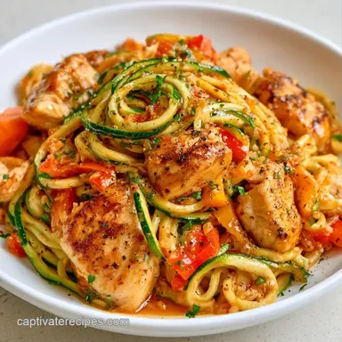 Zoodle Stir Fry in 20 Minutes Recipe Card
