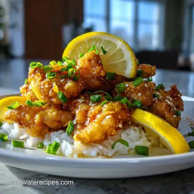 Chinese Lemon Chicken for 4 Servings