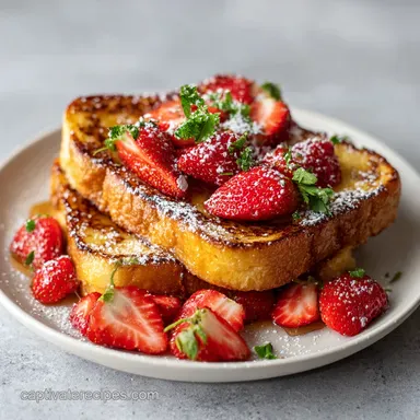 French Toast: Creamy and Crispy for 4 Servings