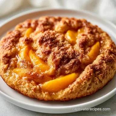 Peach Cobbler in 40 Minutes Recipe Card