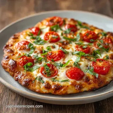 Classic Italian Flatbread Pizza: Crispy Recipe Card