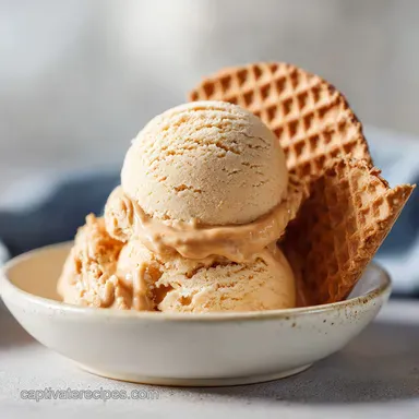 Biscoff Ice Cream Recipe for 8 Servings Recipe Card