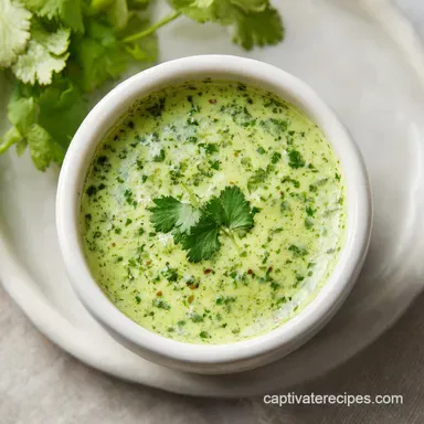 Cilantro Lime Dressing in 10 Minutes with Greek Yogurt