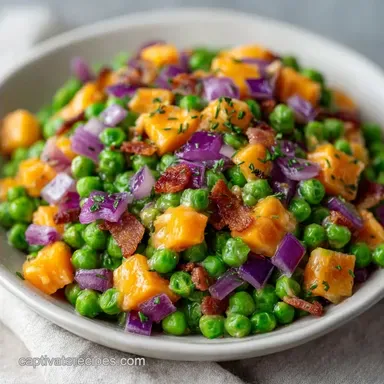 Frozen Pea Salad Recipe in 15 Minutes